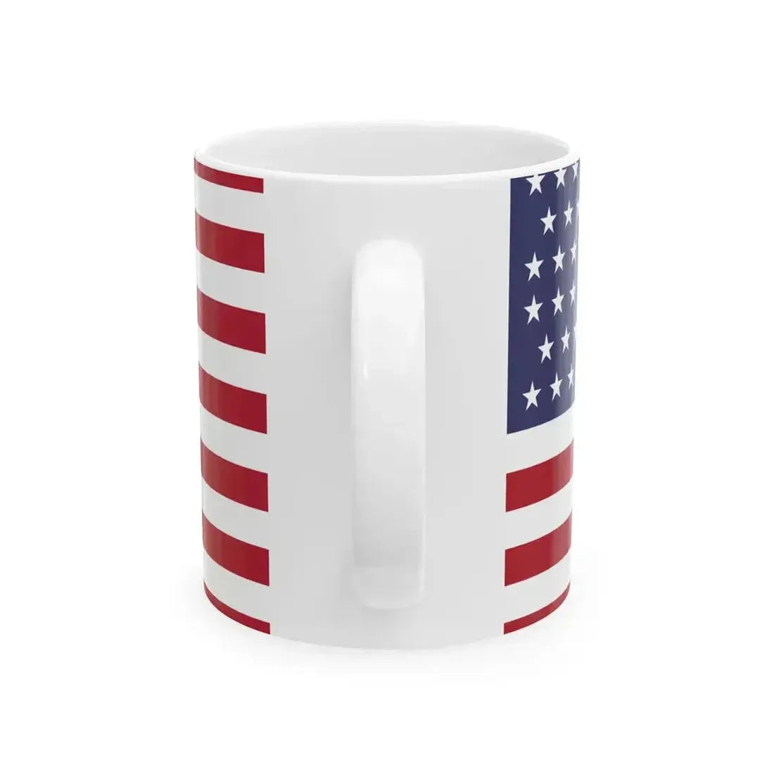 46 Star US Flag (United States) White Coffee Mug - Go Mug Yourself