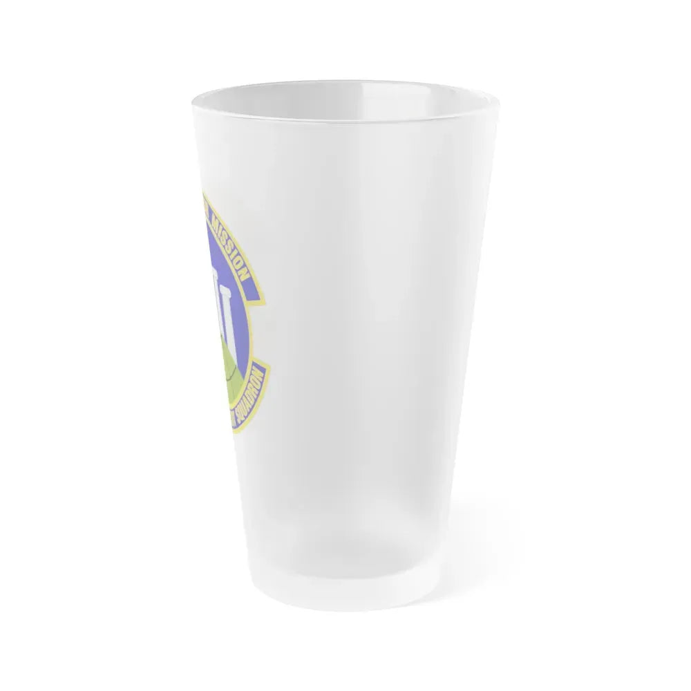 460 Force Support Squadron AFSPC (U.S. Air Force) Frosted Pint Glass 16oz - Go Mug Yourself