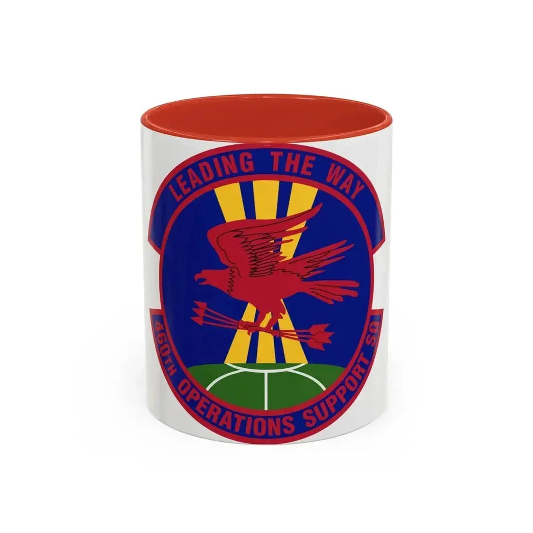 460 Operations Support Squadron USSF (U.S. Air Force) Accent Coffee Mug 11oz Red - Go Mug Yourself