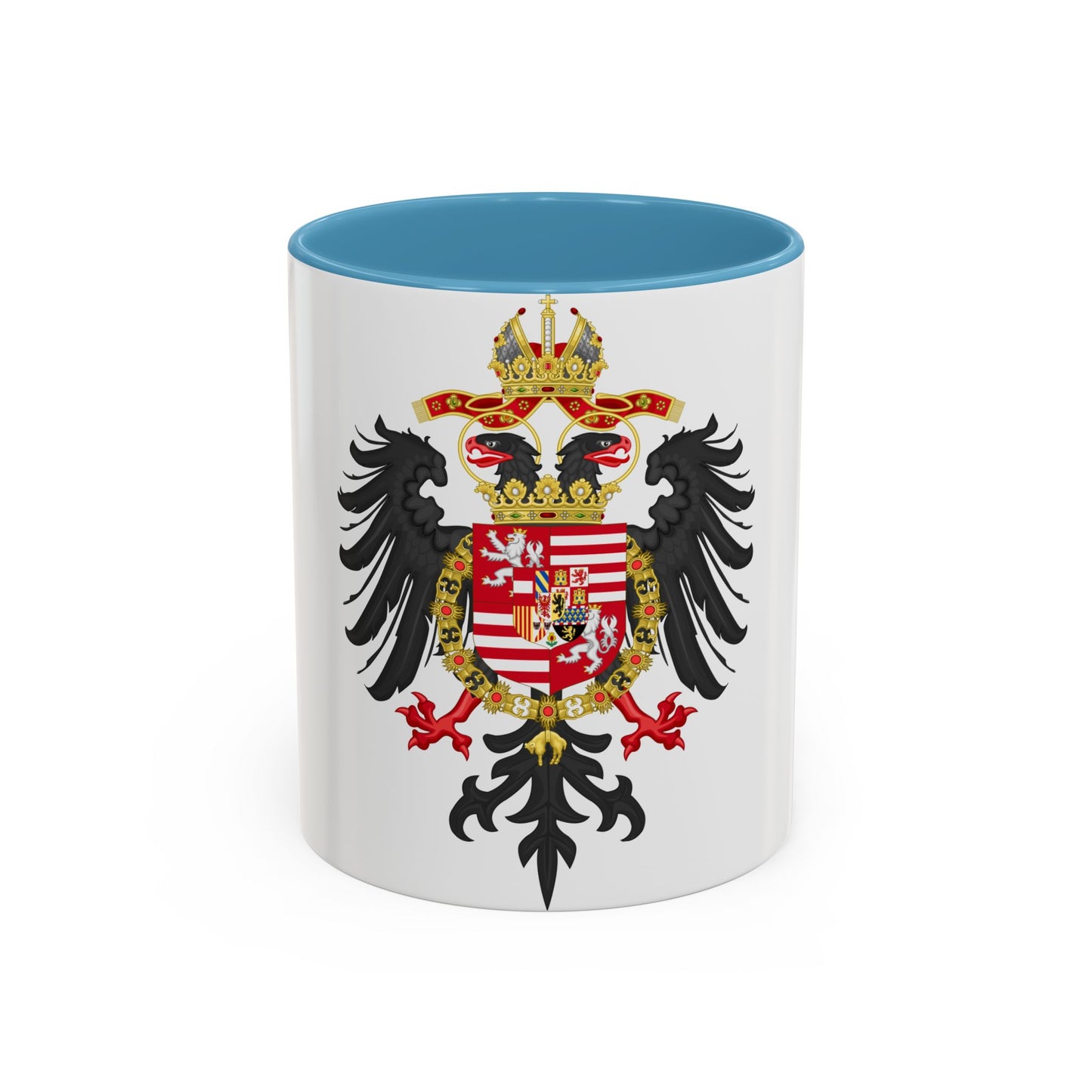 Greater Coat of Arms of Ferdinand I, Holy Roman Emperor - Accent Coffee Mug