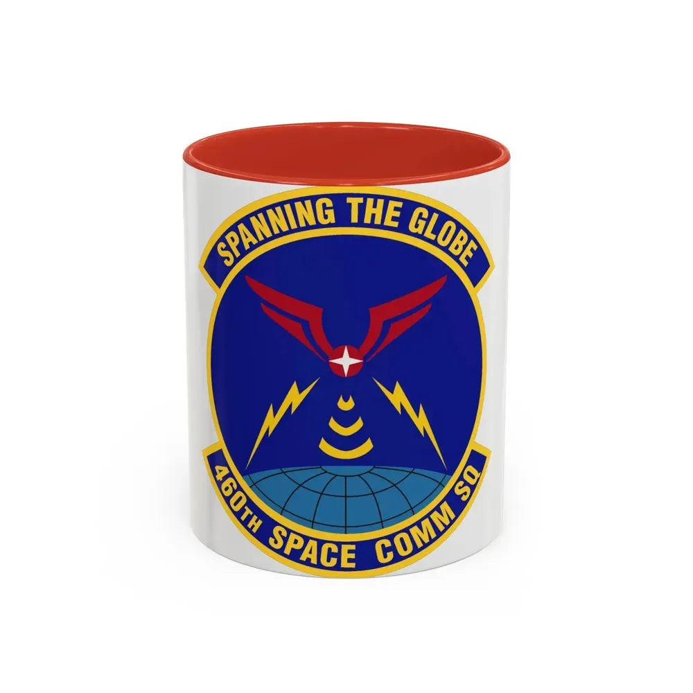 460th Space Communications Squadron (U.S. Air Force) Accent Coffee Mug 11oz Red - Go Mug Yourself