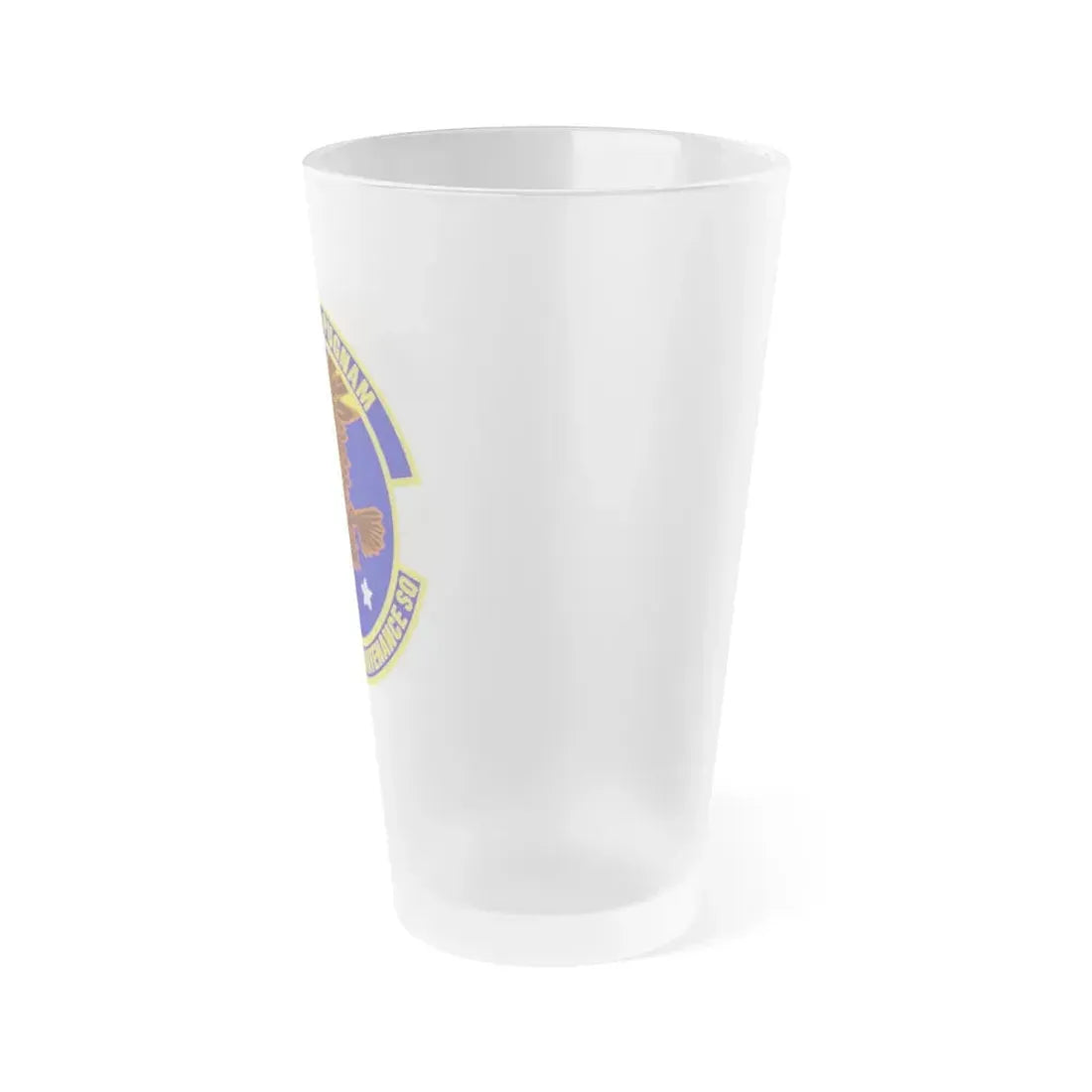 461st Aircraft Maintenance Squadron (U.S. Air Force) Frosted Pint Glass 16oz - Go Mug Yourself