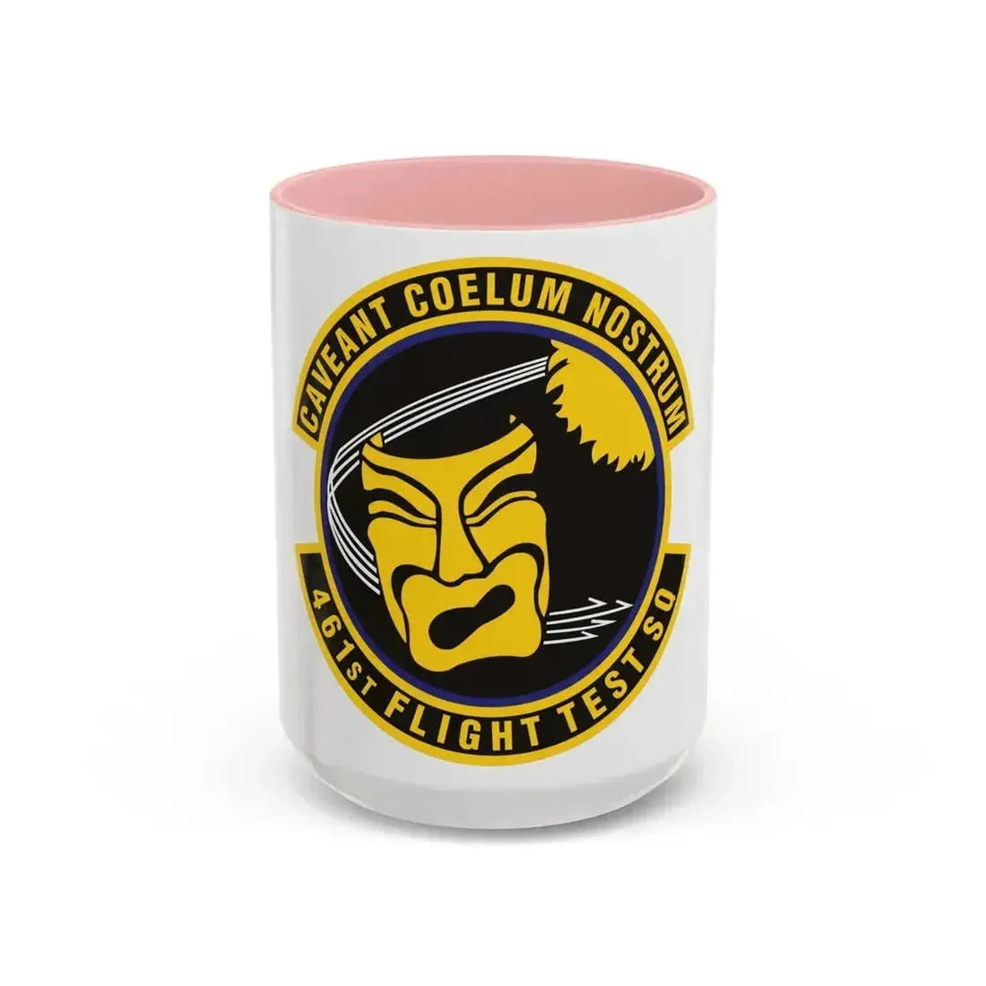 461st Flight Test Squadron (U.S. Air Force) Accent Coffee Mug 15oz Pink - Go Mug Yourself