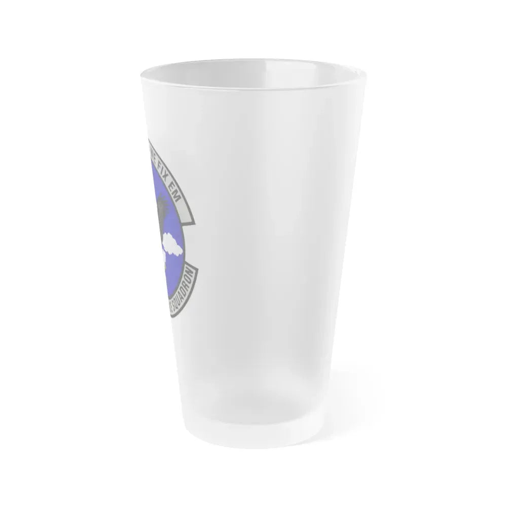 461st Maintenance Squadron (U.S. Air Force) Frosted Pint Glass 16oz - Go Mug Yourself