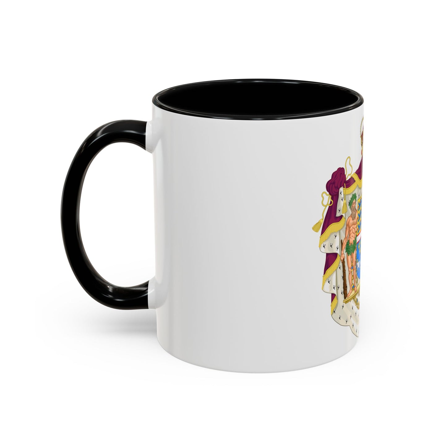Coat of arms of the Crown Prince of Denmark - Accent Coffee Mug