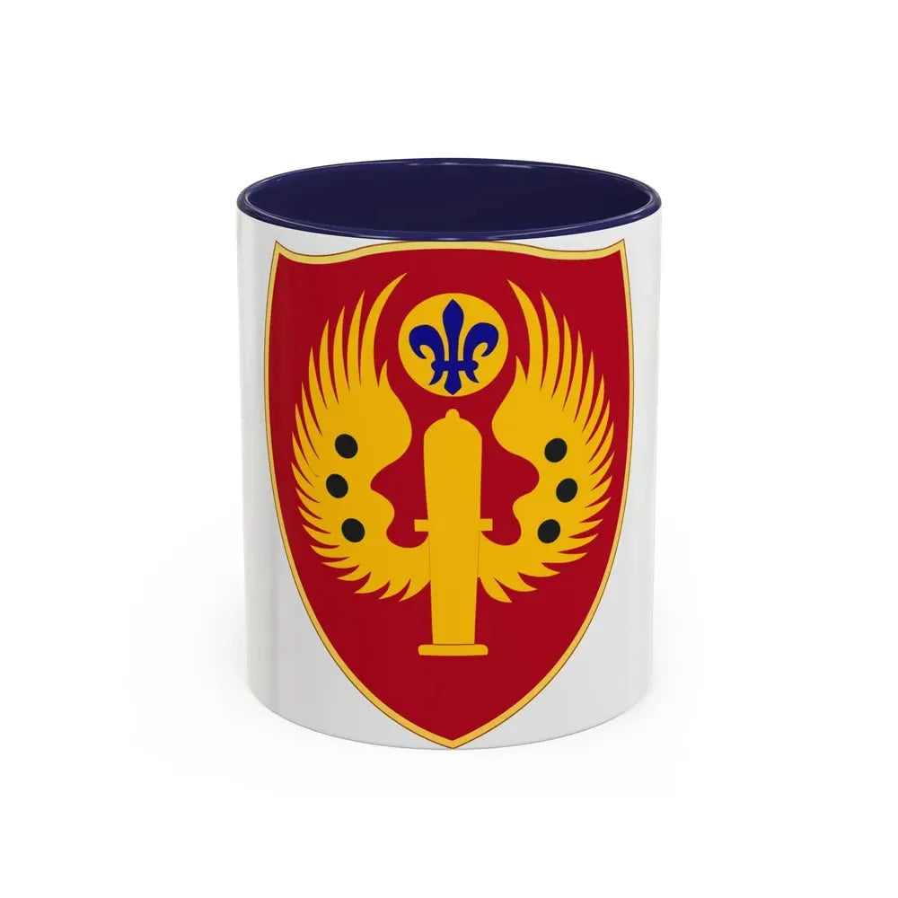 463rd Airborne Field Artillery Battalion (U.S. Army) Accent Coffee Mug 11oz Navy - Go Mug Yourself