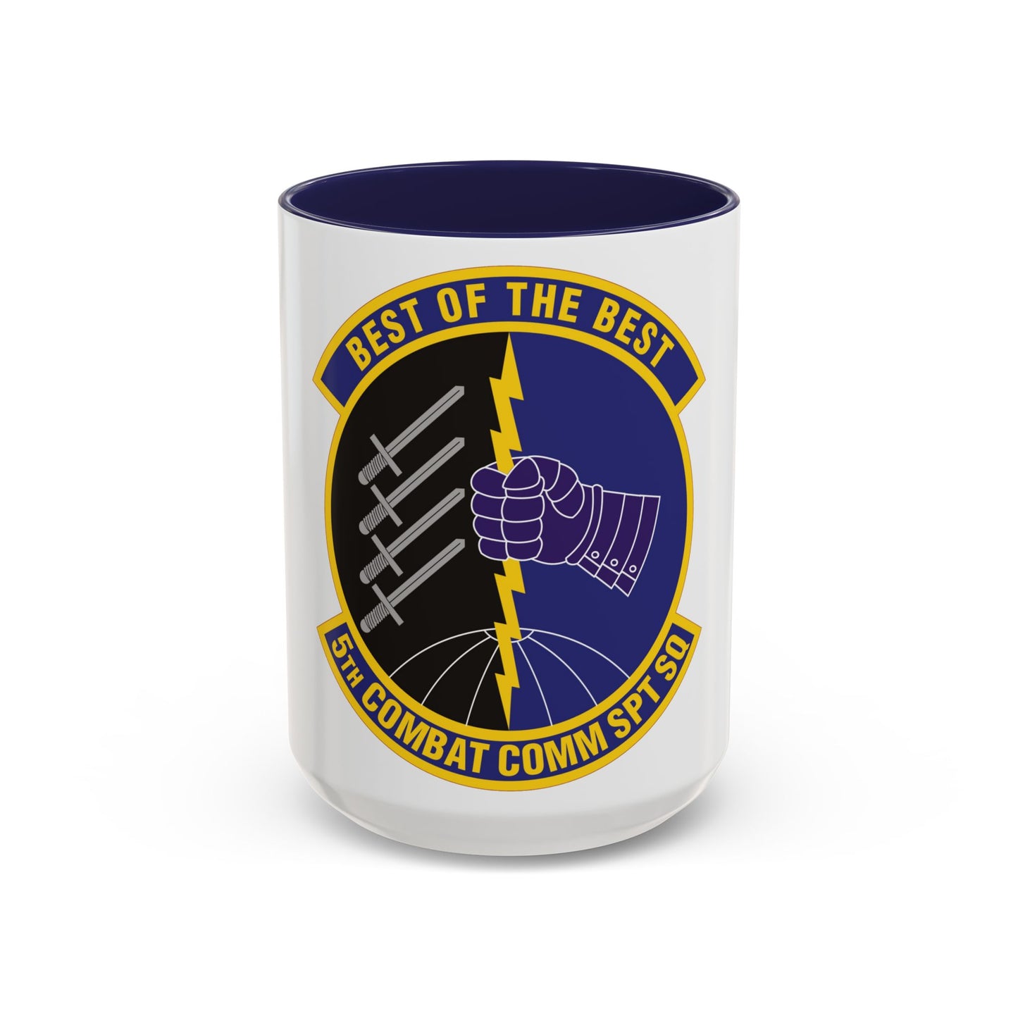 5 Combat Communications Support Squadron ACC (U.S. Air Force) Accent Coffee Mug