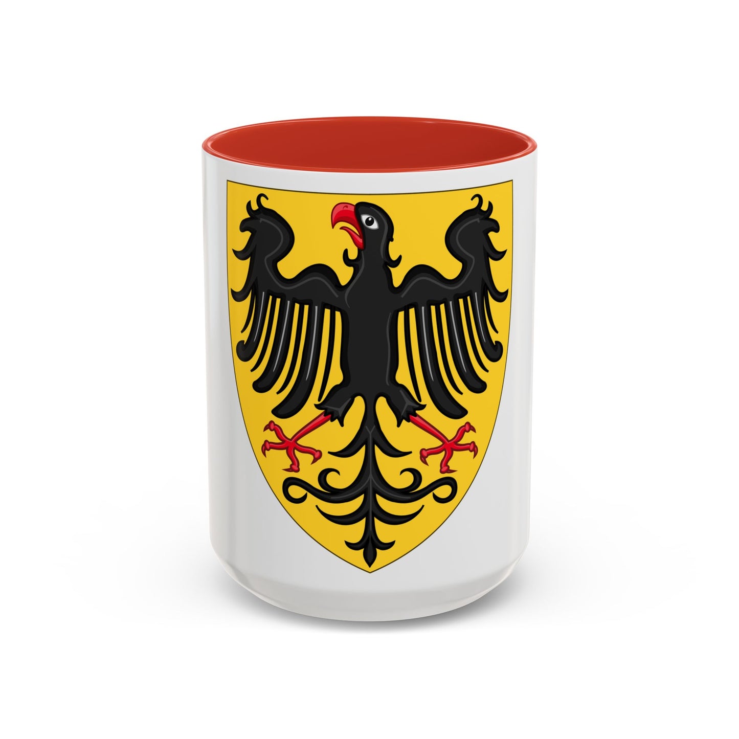 Shield and Coat of Arms of the Holy Roman Emperor (c.1300-c.1400) - Accent Coffee Mug