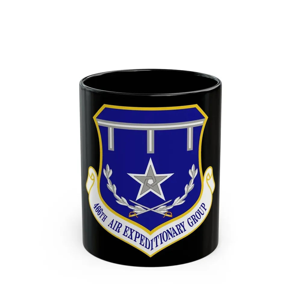 466th Air Expeditionary Group (U.S. Air Force) Black Coffee Mug 11oz - Go Mug Yourself