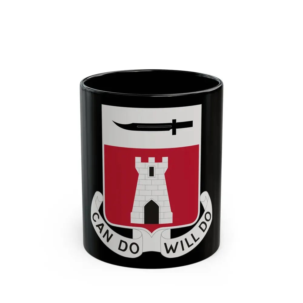 467 Engineer Battalion (U.S. Army) Black Coffee Mug 11oz - Go Mug Yourself
