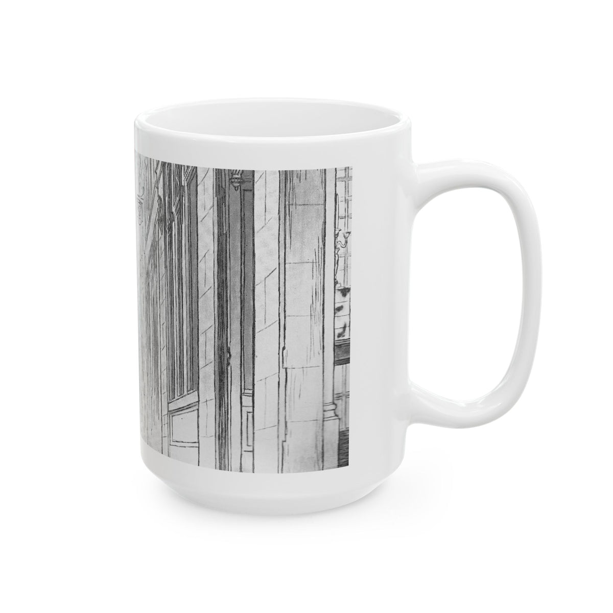 Fancy Town (1) - White Coffee Mug