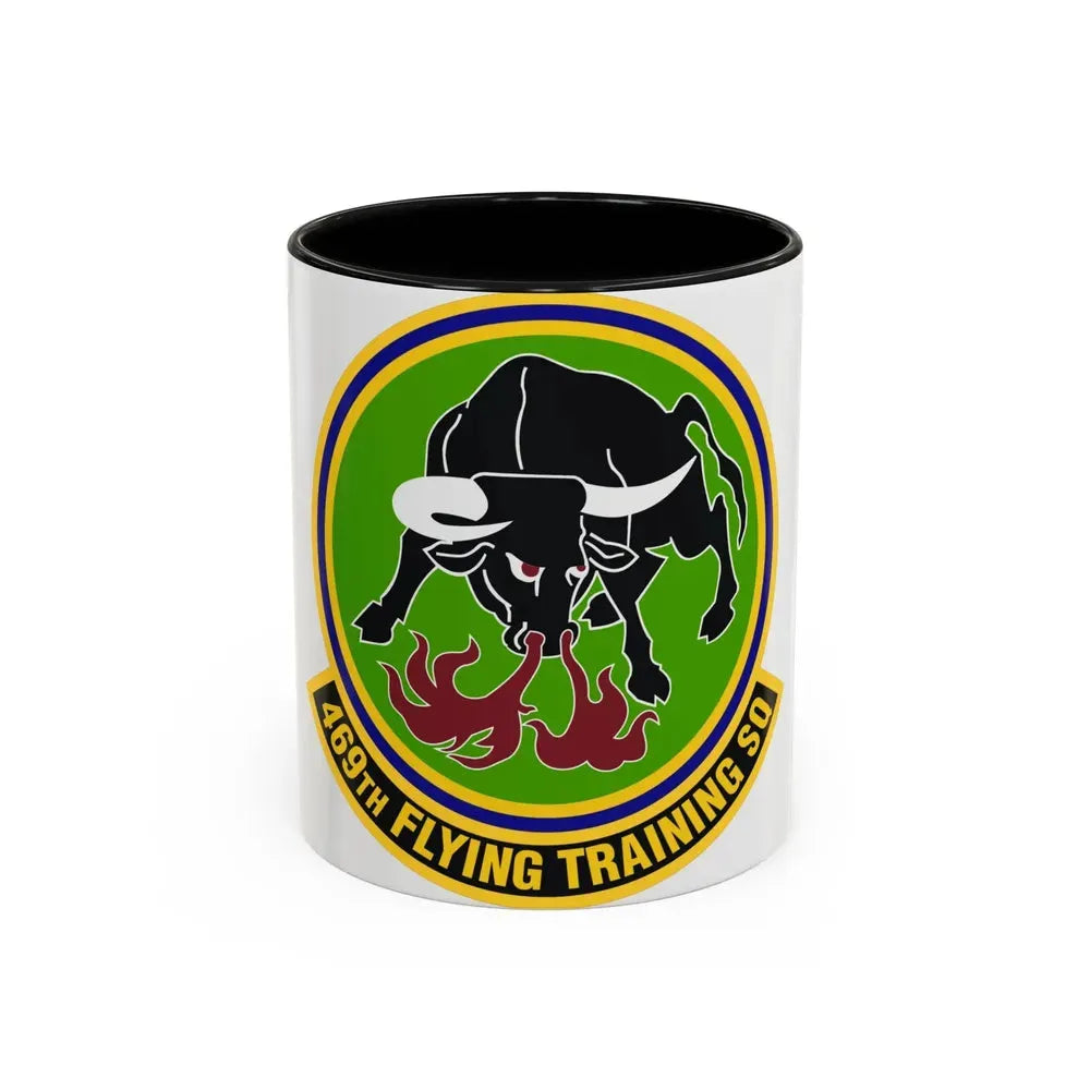 469 Flying Training Squadron AETC (U.S. Air Force) Accent Coffee Mug 11oz Black - Go Mug Yourself