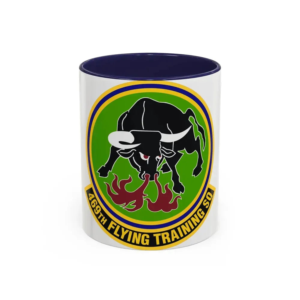 469 Flying Training Squadron AETC (U.S. Air Force) Accent Coffee Mug 11oz Navy - Go Mug Yourself