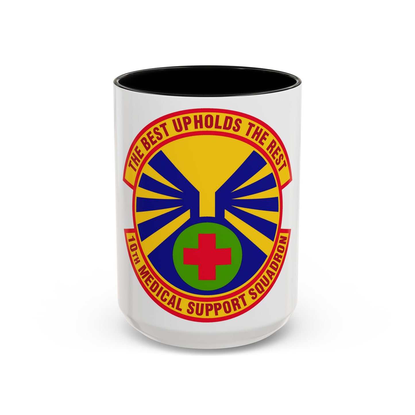 10th Medical Support Squadron (U.S. Air Force) Accent Coffee Mug