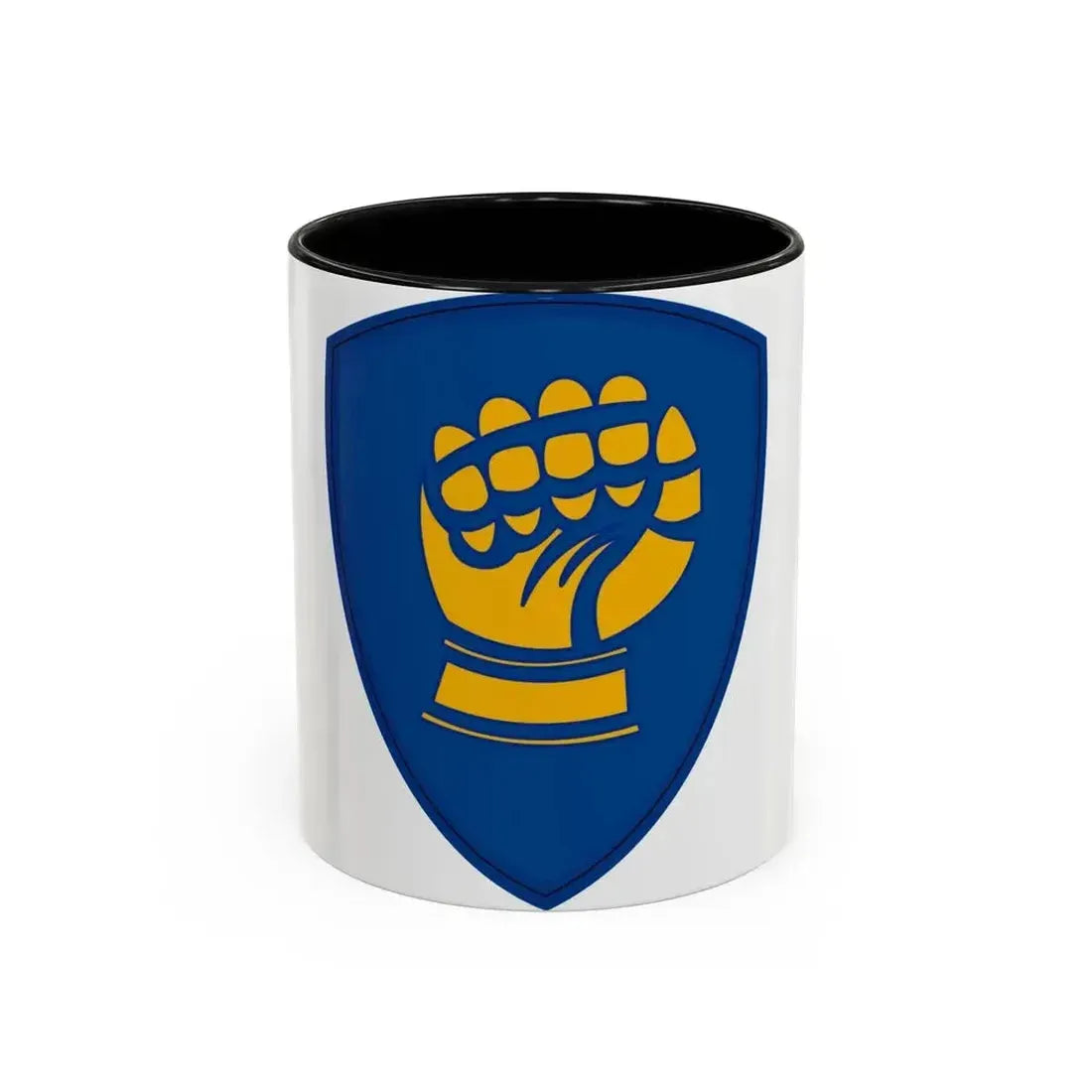 46th Infantry Division CSIB (U.S. Army) Accent Coffee Mug 11oz Black - Go Mug Yourself