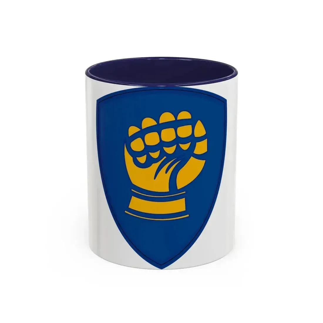46th Infantry Division CSIB (U.S. Army) Accent Coffee Mug 11oz Navy - Go Mug Yourself