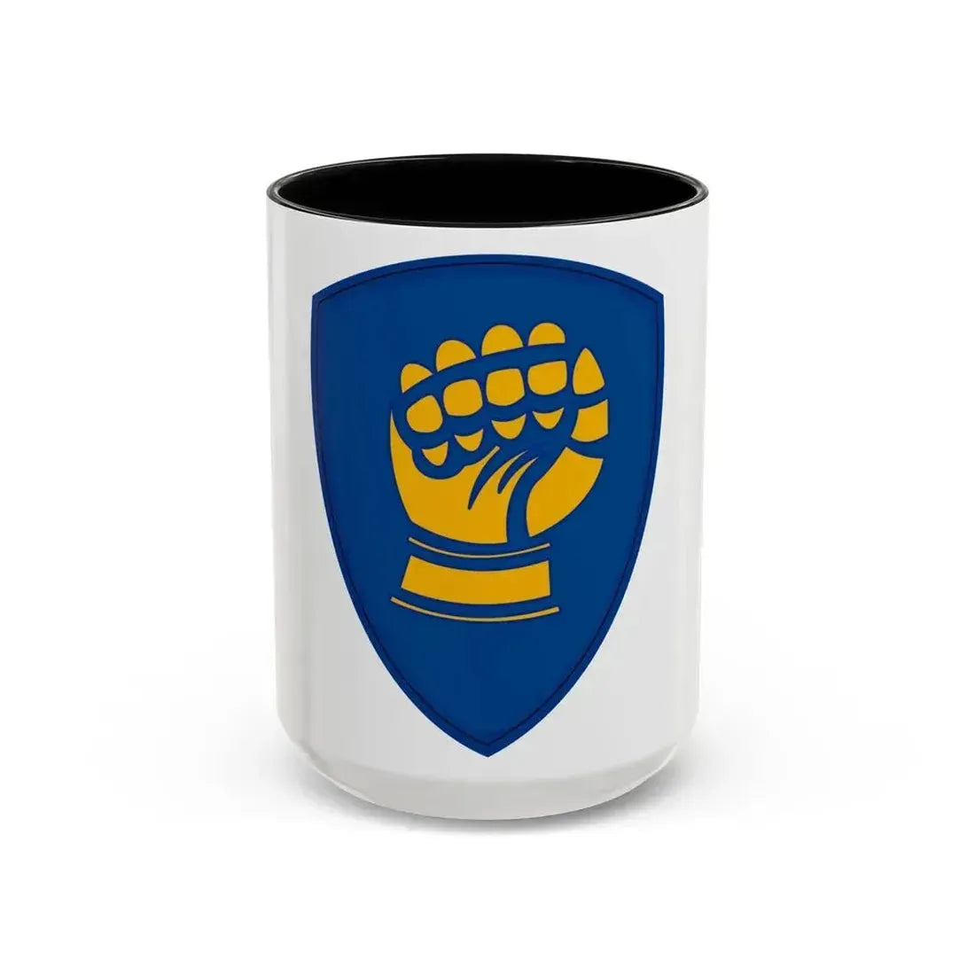 46th Infantry Division CSIB (U.S. Army) Accent Coffee Mug 15oz Black - Go Mug Yourself