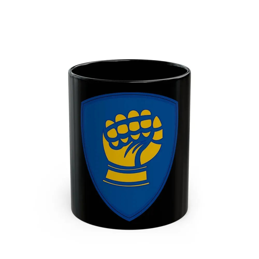 46th Infantry Division CSIB (U.S. Army) Black Coffee Mug 11oz - Go Mug Yourself