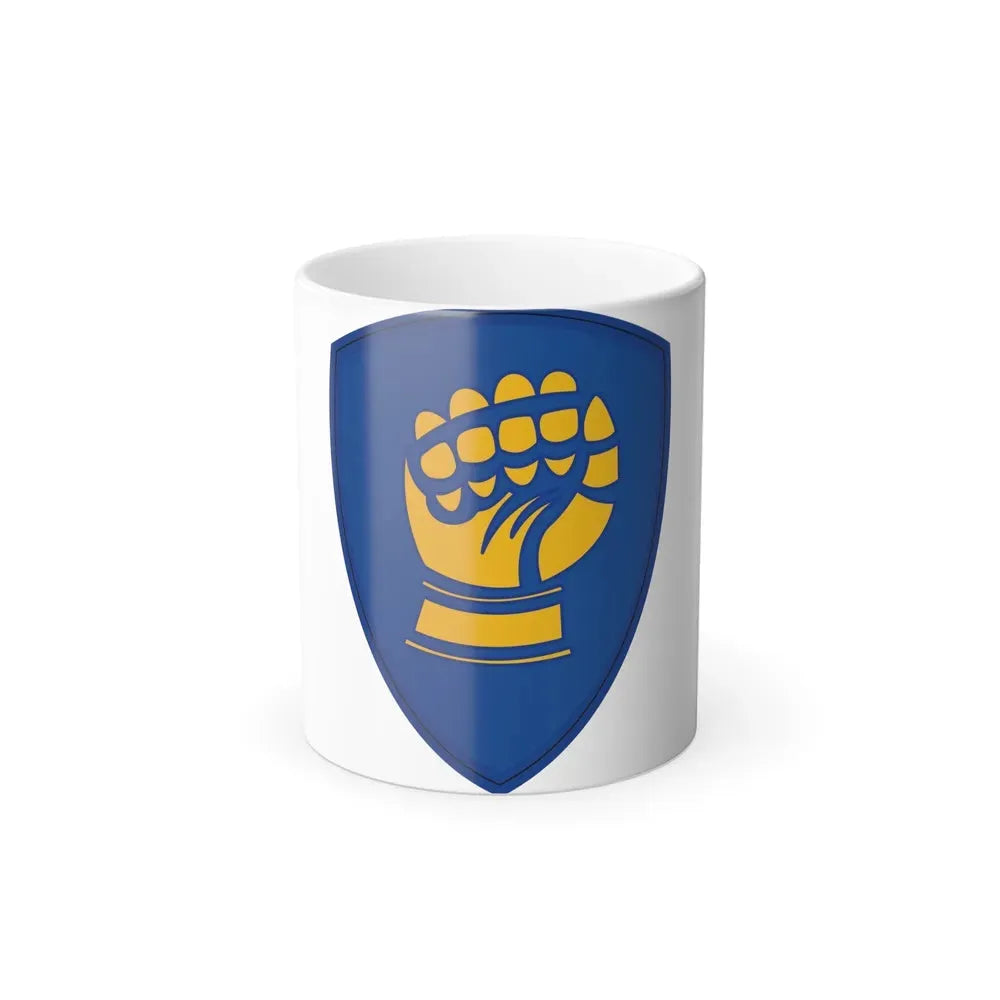 46th Infantry Division CSIB (U.S. Army) Color Changing Coffee Mug 11oz - Go Mug Yourself