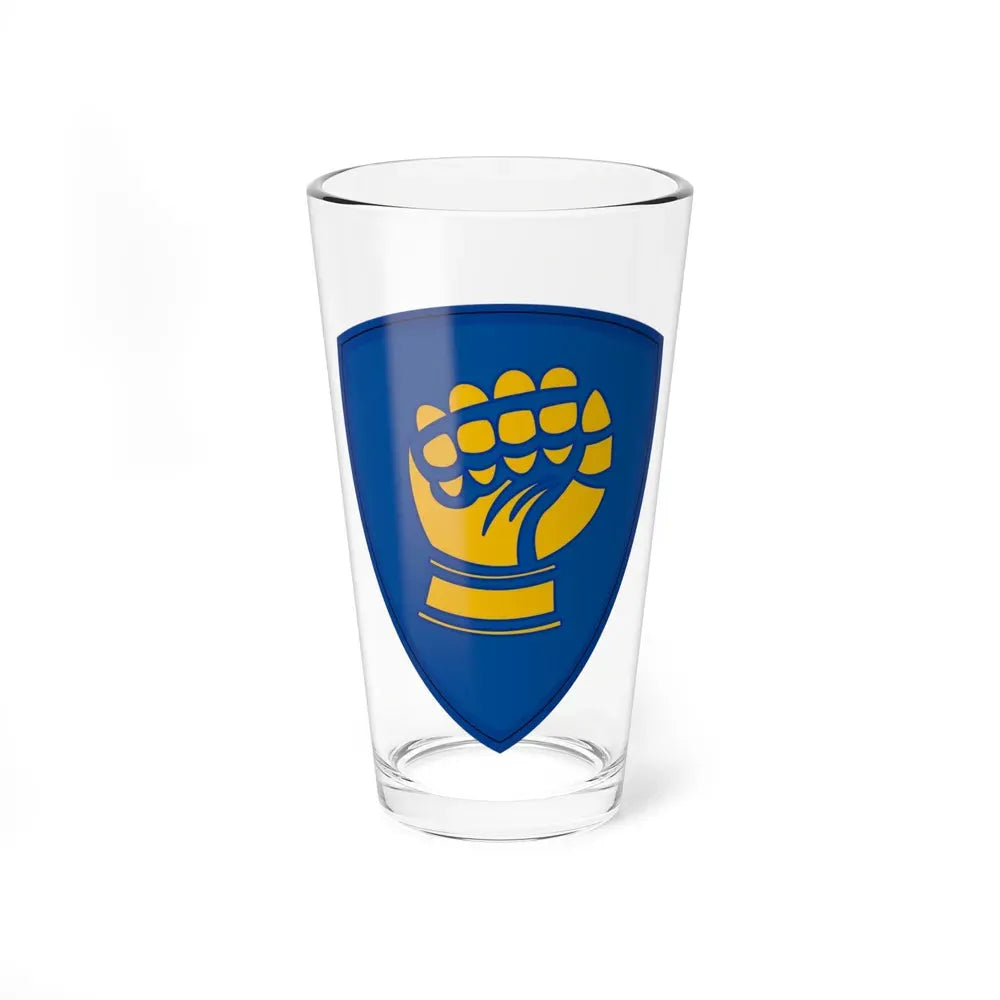 46th Infantry Division CSIB (U.S. Army) Pint Glass 16oz 16oz - Go Mug Yourself