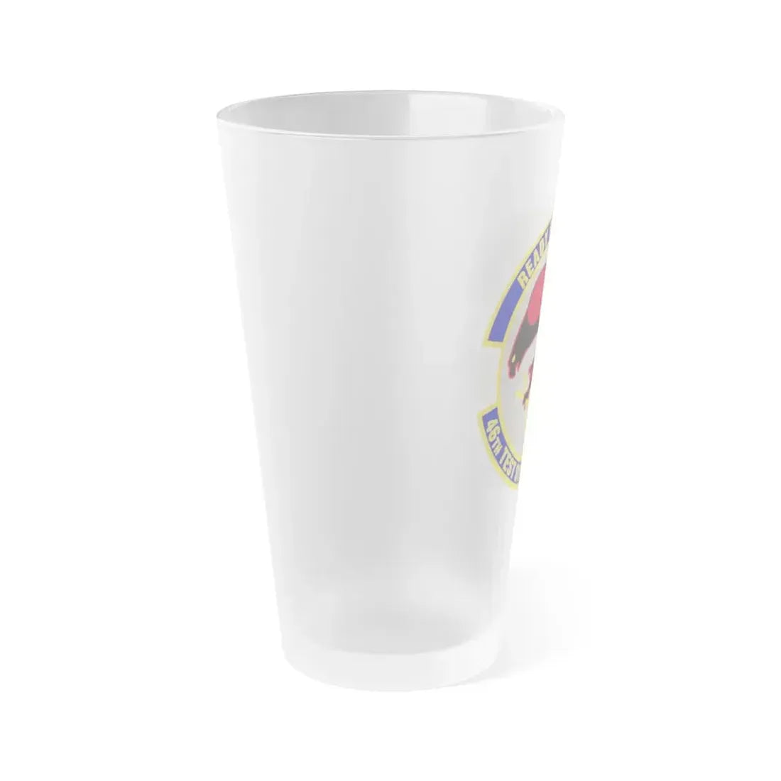 46th Test Systems Squadron (U.S. Air Force) Frosted Pint Glass 16oz - Go Mug Yourself