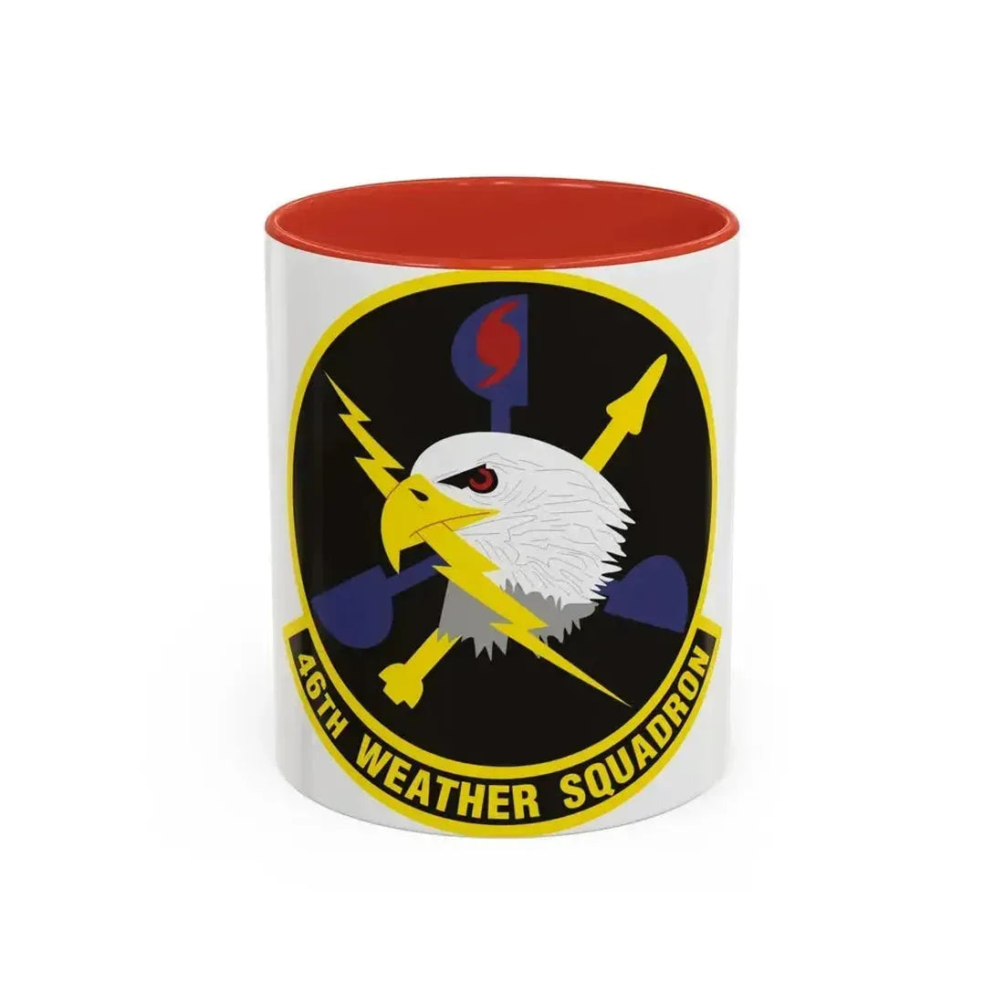 46th Weather Squadron (U.S. Air Force) Accent Coffee Mug 11oz Red - Go Mug Yourself