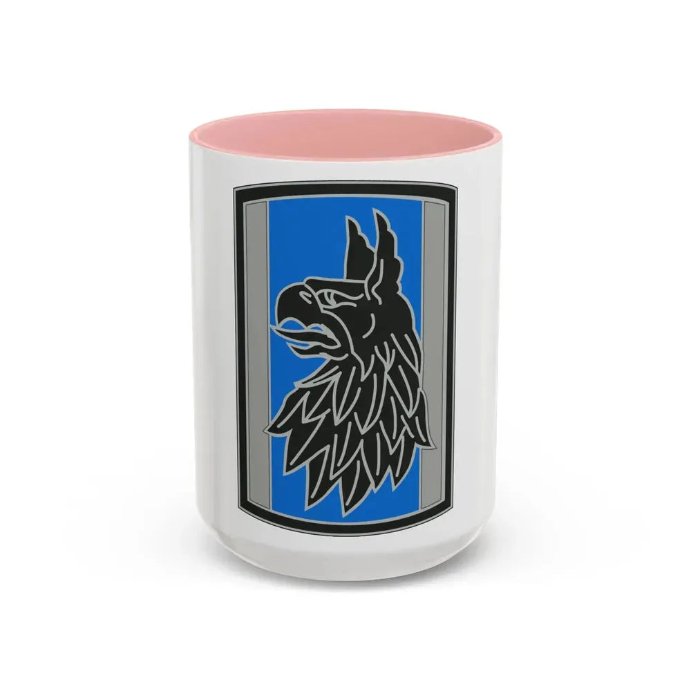 470 Military Intelligence Brigade 2 (U.S. Army) Accent Coffee Mug 15oz Pink - Go Mug Yourself