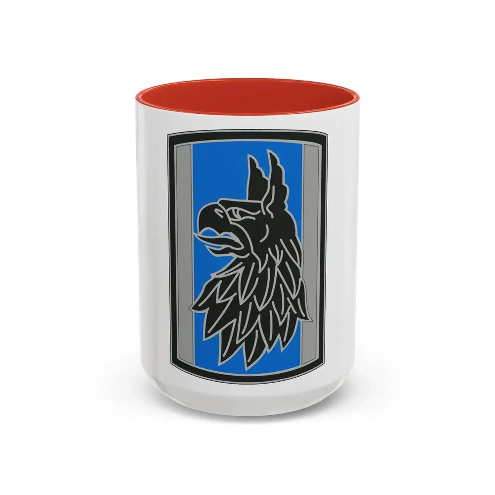 470 Military Intelligence Brigade 2 (U.S. Army) Accent Coffee Mug 15oz Red - Go Mug Yourself