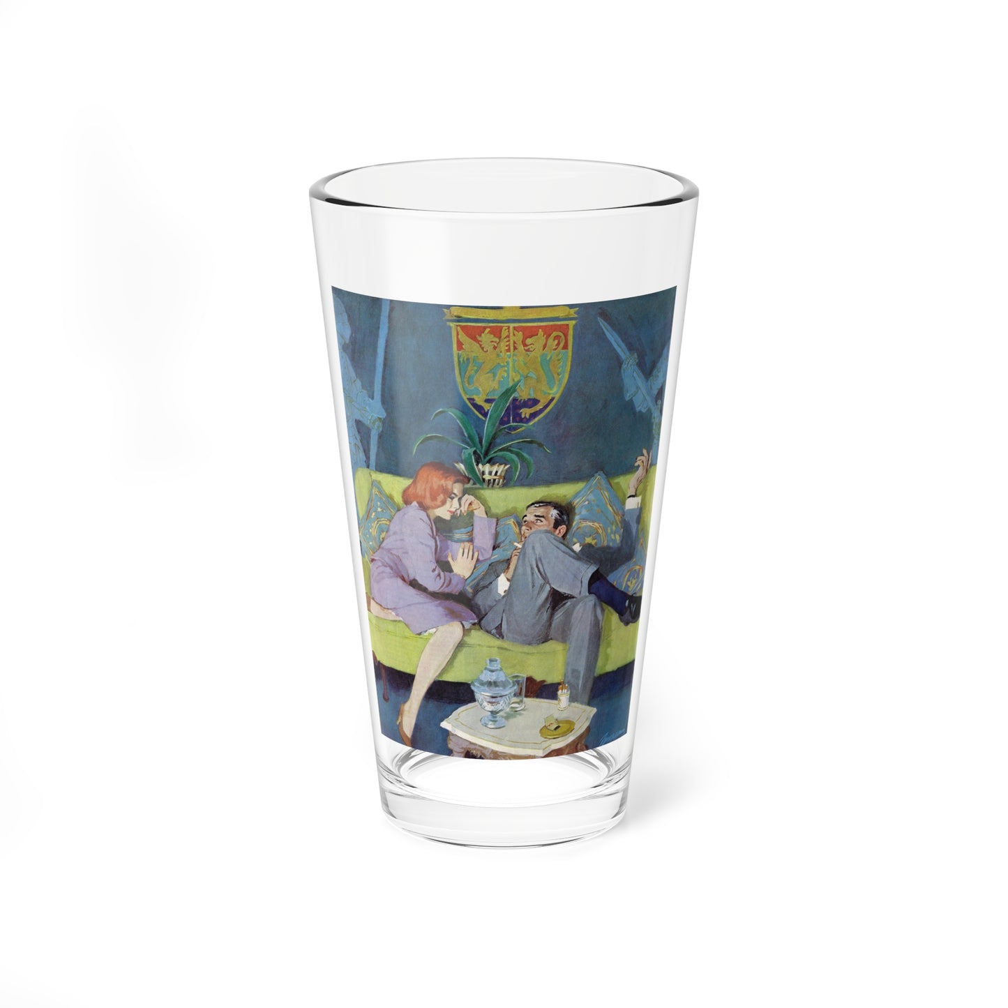 Illustration from The Saturday Evening Post 1959 - Pint Glass 16oz