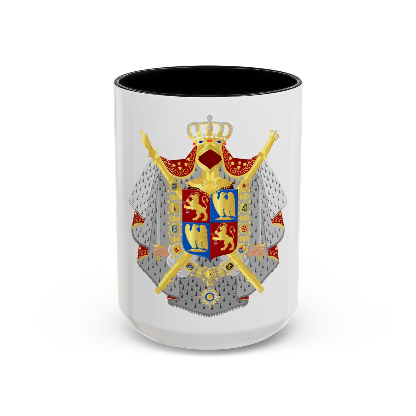 Coat of arms of kingdom Holland King Lodewijk 1808 - Accent Coffee Mug