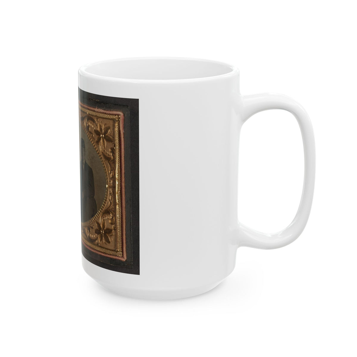 Three Unidentified Soldiers (U.S. Civil War) White Coffee Mug