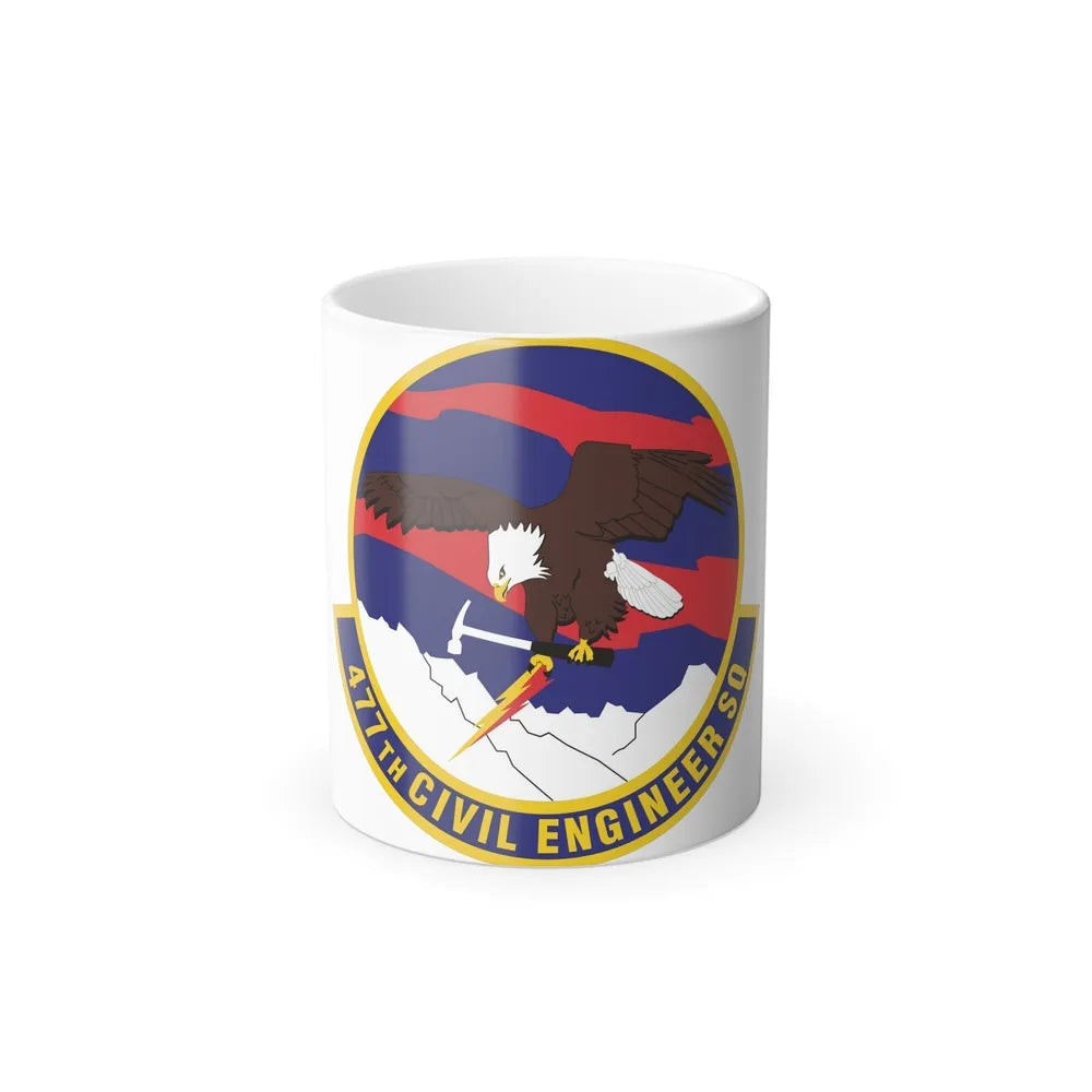 477th Civil Engineer Squadron (U.S. Air Force) Color Changing Coffee Mug-11oz-Go Mug Yourself