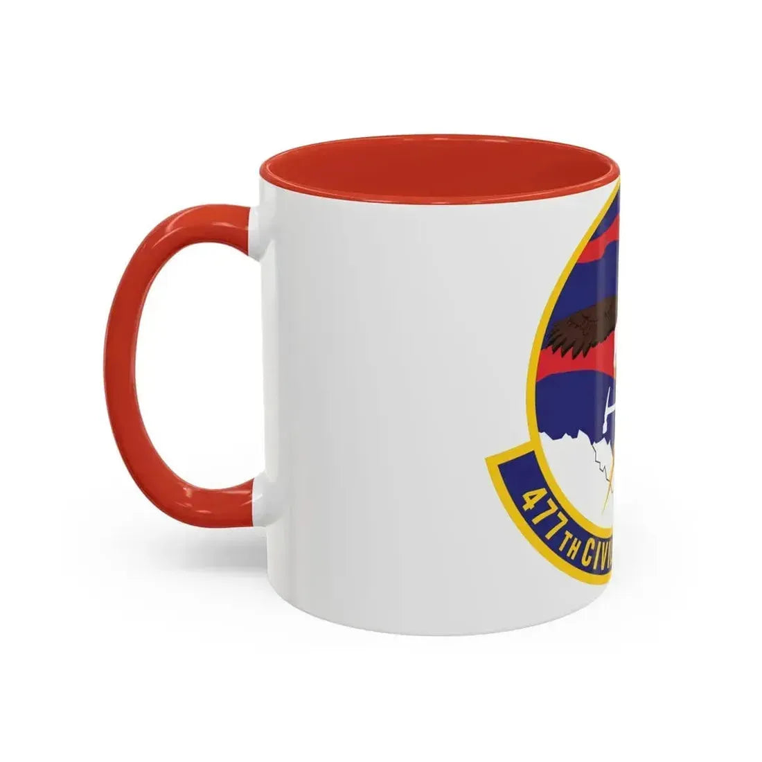 477th Civil Engineer Squadron (U.S. Air Force) Accent Coffee Mug - Go Mug Yourself