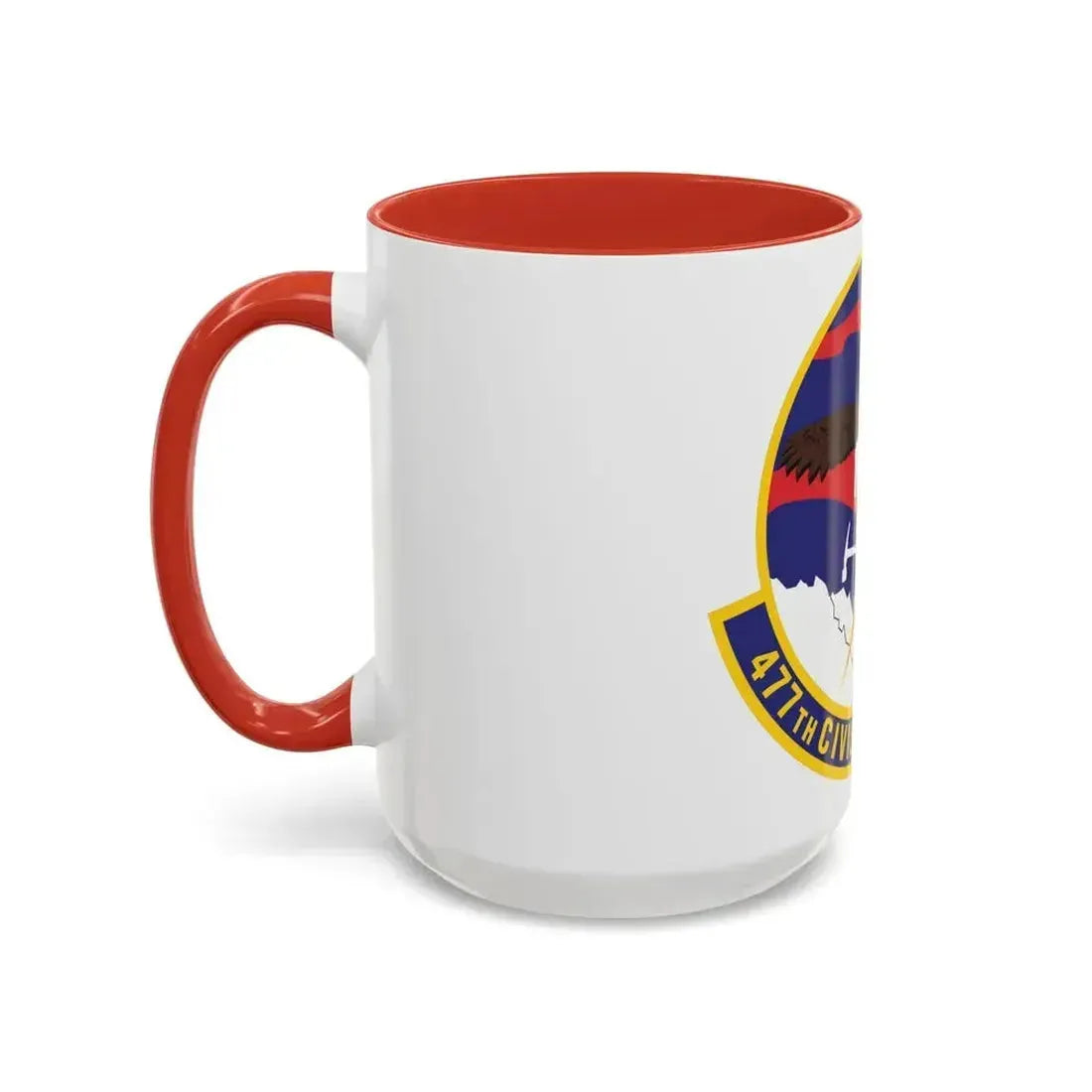 477th Civil Engineer Squadron (U.S. Air Force) Accent Coffee Mug - Go Mug Yourself