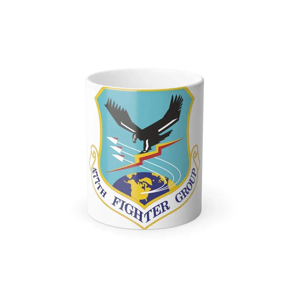 477th Fighter Group (U.S. Air Force) Color Changing Coffee Mug 11oz - Go Mug Yourself
