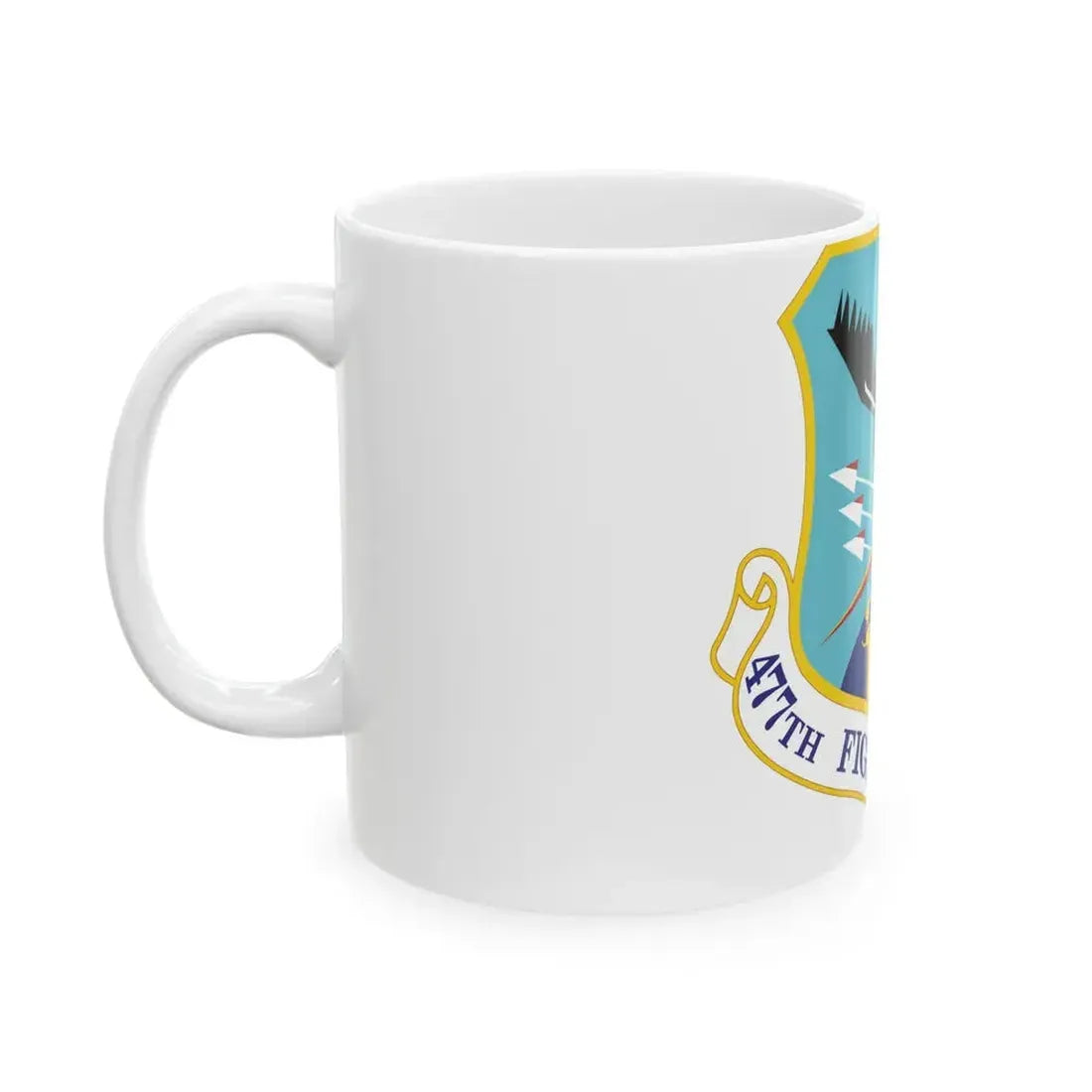 477th Fighter Group (U.S. Air Force) White Coffee Mug - Go Mug Yourself