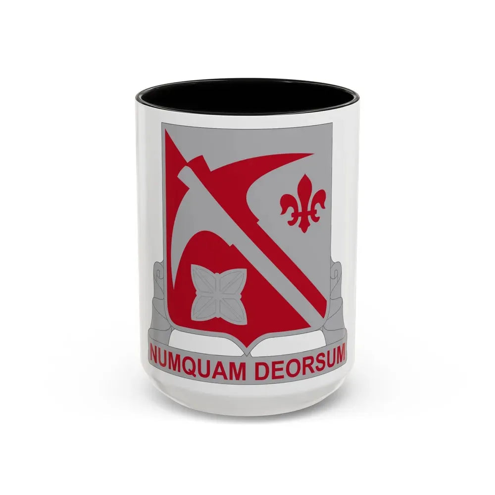 478 Engineer Battalion (U.S. Army) Accent Coffee Mug 15oz Black - Go Mug Yourself