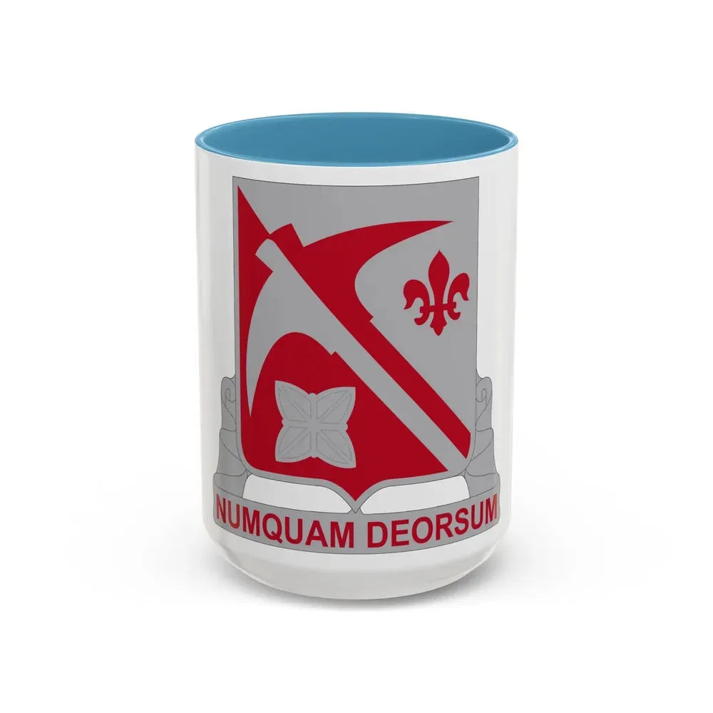 478 Engineer Battalion (U.S. Army) Accent Coffee Mug 15oz Light Blue - Go Mug Yourself