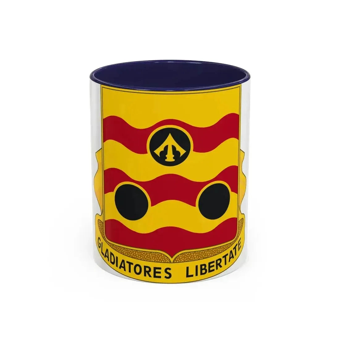 478th Antiaircraft Artillery Battalion (U.S. Army) Accent Coffee Mug 11oz Navy - Go Mug Yourself
