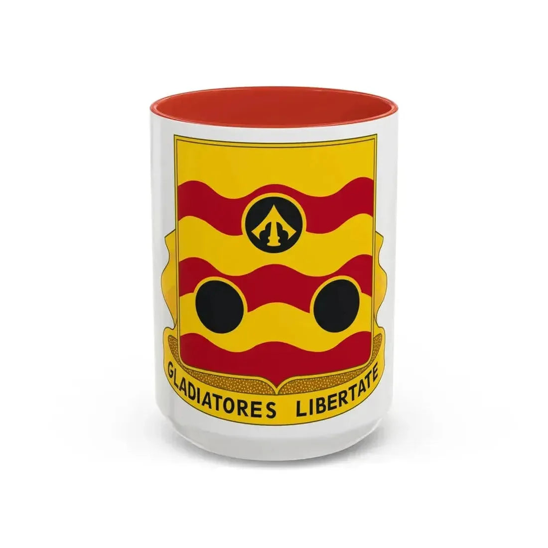 478th Antiaircraft Artillery Battalion (U.S. Army) Accent Coffee Mug 15oz Red - Go Mug Yourself