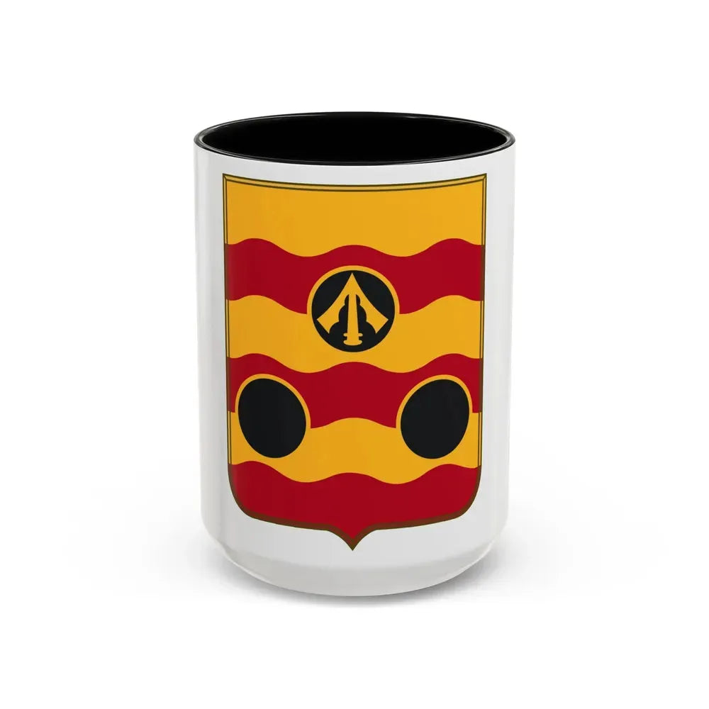 478th Antiaircraft Artillery Battalion v2 (U.S. Army) Accent Coffee Mug 15oz Black - Go Mug Yourself