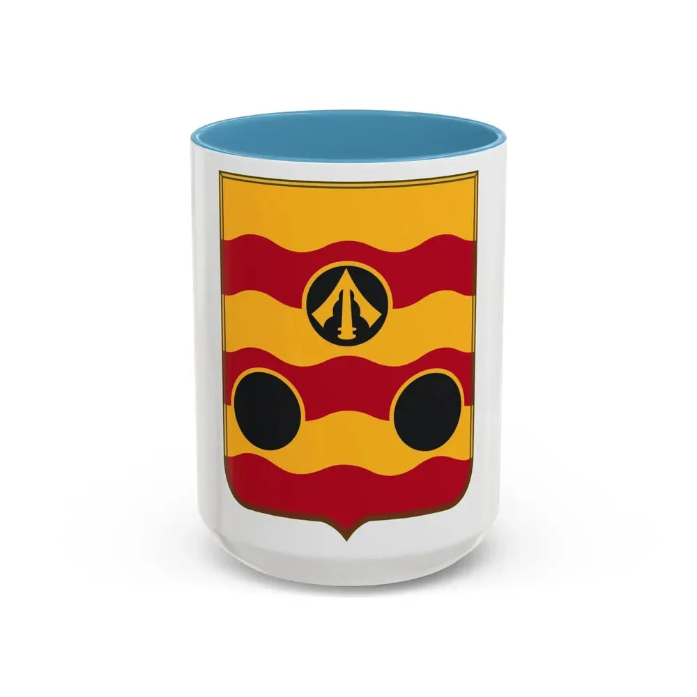 478th Antiaircraft Artillery Battalion v2 (U.S. Army) Accent Coffee Mug 15oz Light Blue - Go Mug Yourself