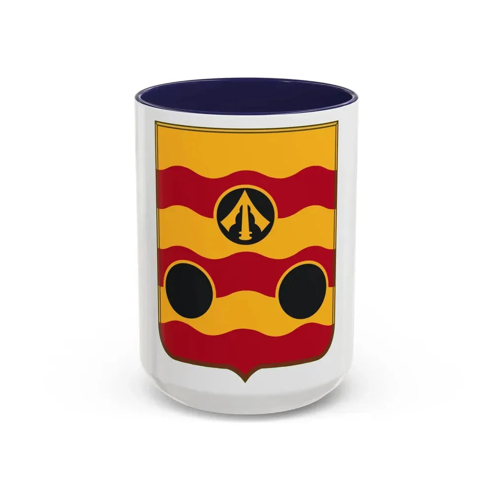 478th Antiaircraft Artillery Battalion v2 (U.S. Army) Accent Coffee Mug 15oz Navy - Go Mug Yourself