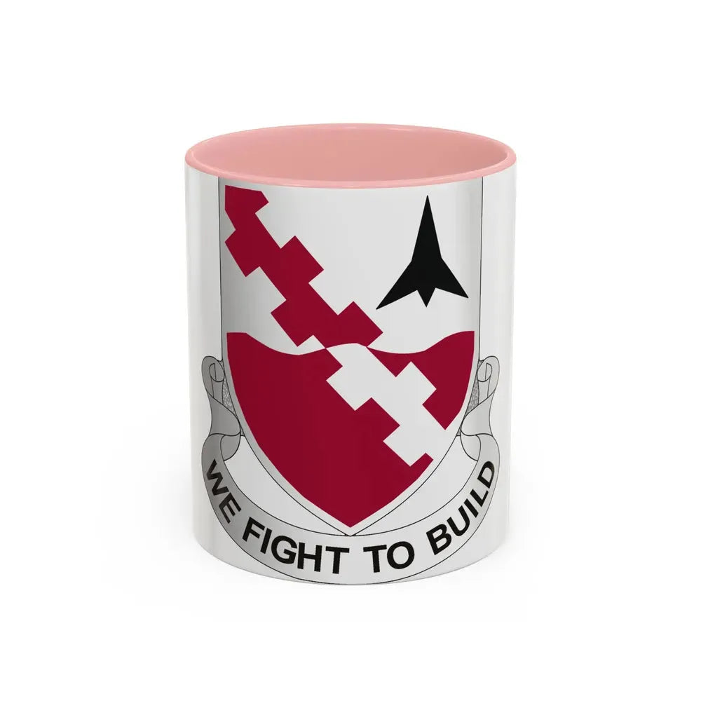 479 Engineer Battalion (U.S. Army) Accent Coffee Mug 11oz Pink - Go Mug Yourself