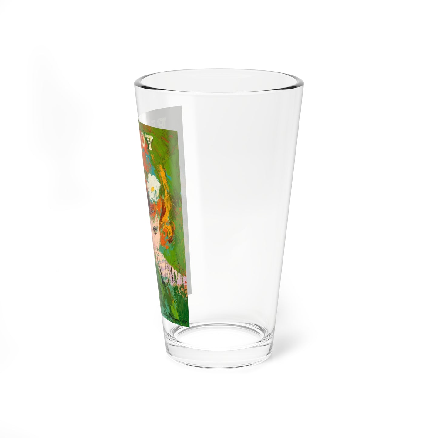 He Loves Me, He Loves Me Not, Playboy, 1965 - Pint Glass 16oz
