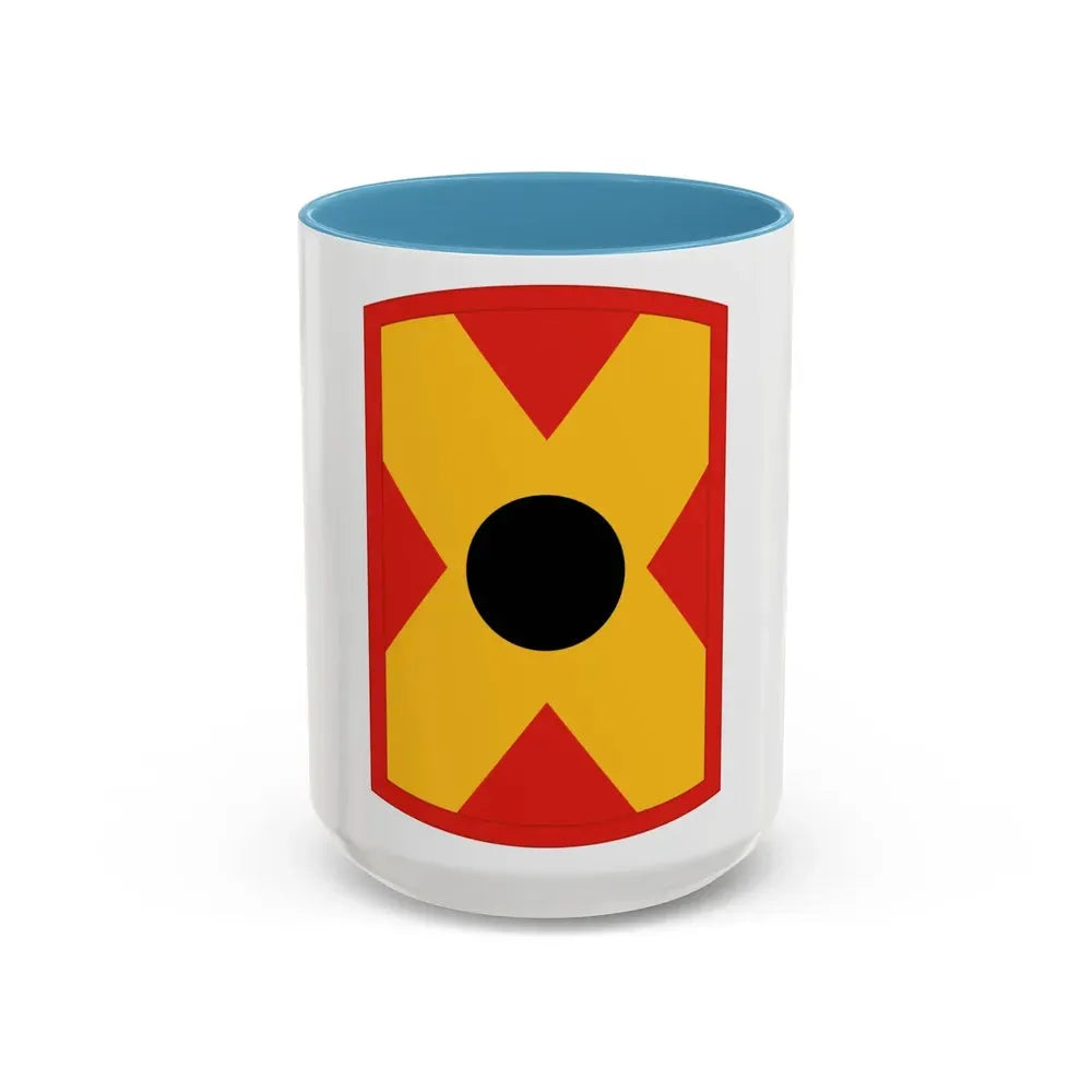 479th Field Artillery Brigade (U.S. Army) Accent Coffee Mug 15oz Light Blue - Go Mug Yourself