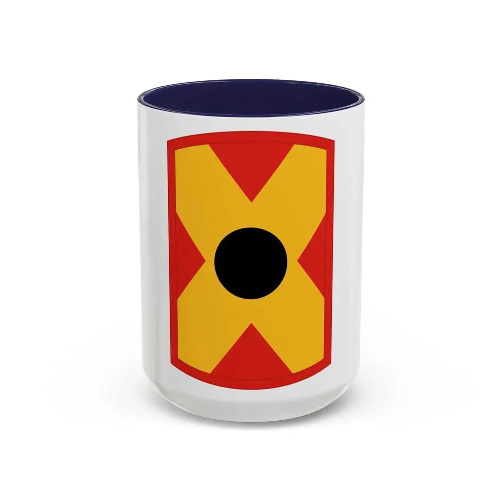 479th Field Artillery Brigade (U.S. Army) Accent Coffee Mug 15oz Navy - Go Mug Yourself