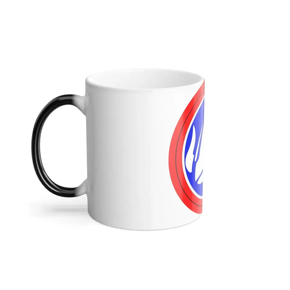 47th Division Shoulder Patch (U.S. Army) Color Changing Coffee Mug - Go Mug Yourself