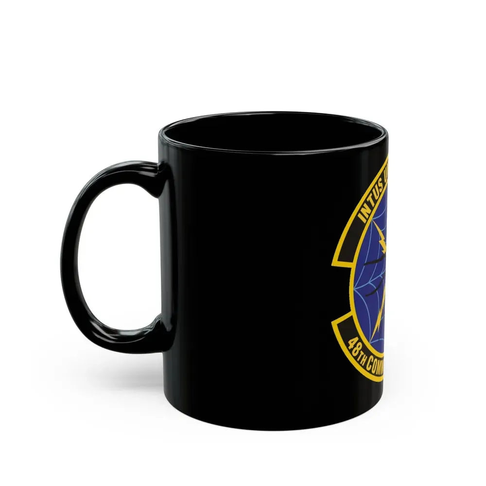 48 Communications Squadron USAFE (U.S. Air Force) Black Coffee Mug - Go Mug Yourself