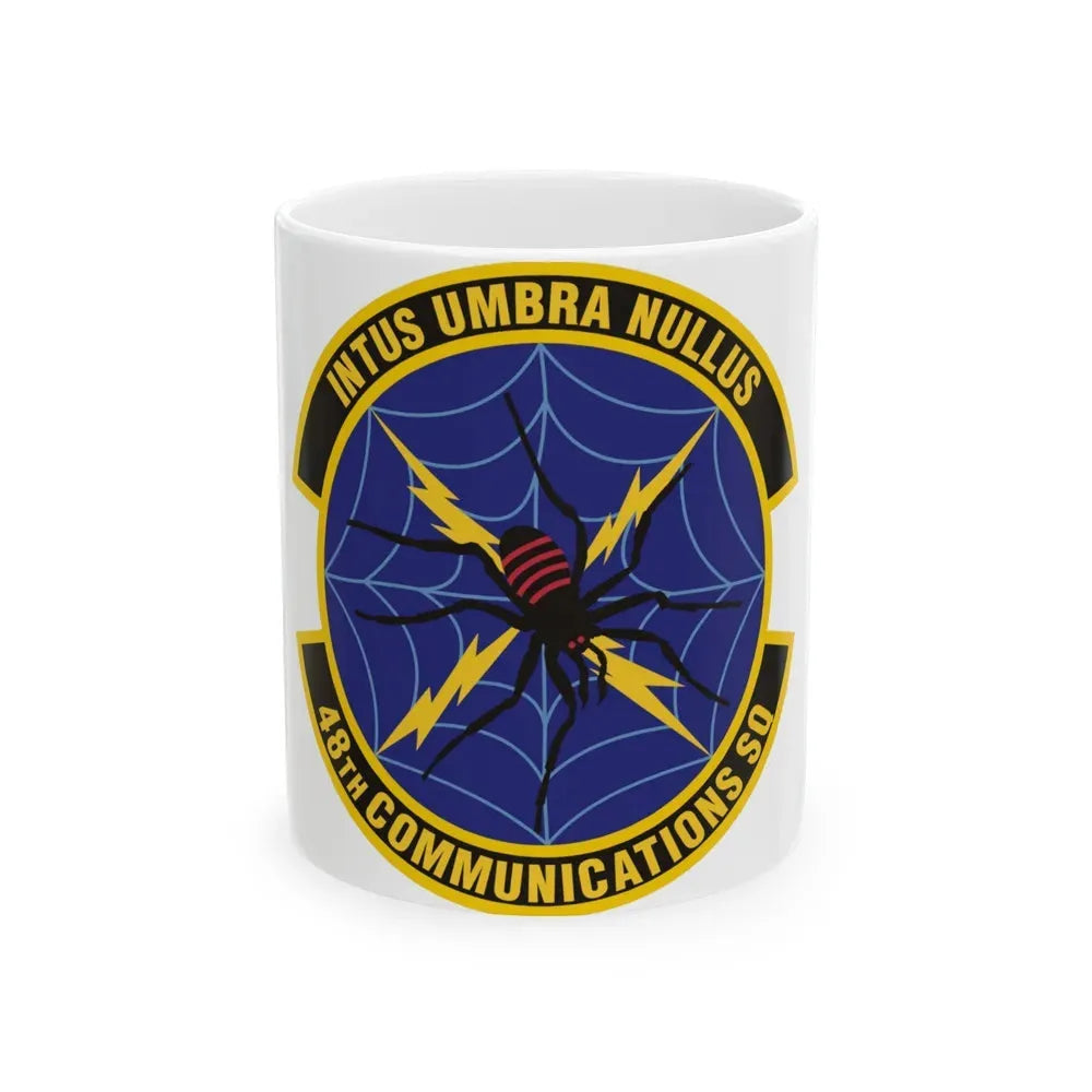 48 Communications Squadron USAFE (U.S. Air Force) White Coffee Mug 11oz - Go Mug Yourself